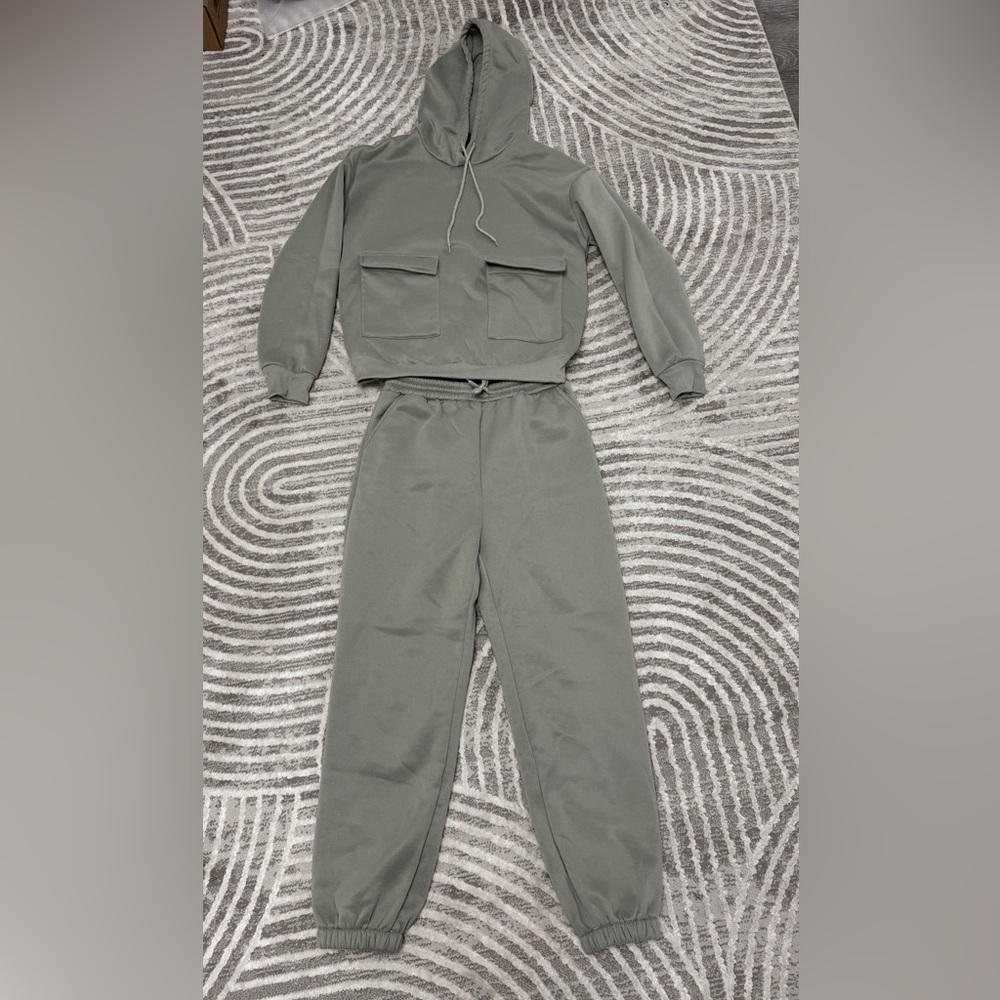 Hooded sweat co-ord set